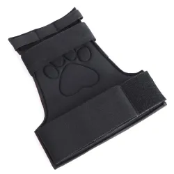 Kinky Puppy Gants Puppy Dog Paw Noir-Rouge
